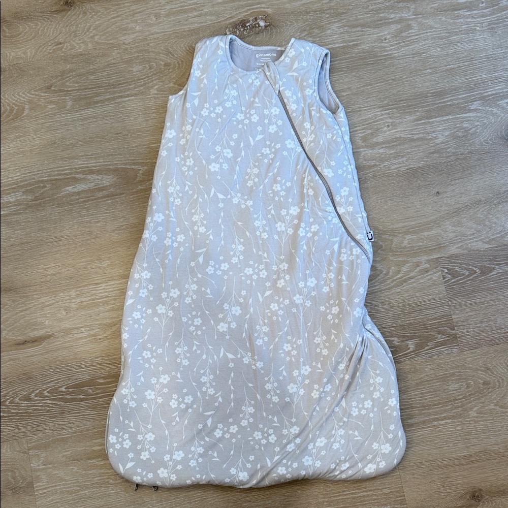 Gunamuna Floral Sleeveless Baby Sleep Sack Size 18-24M